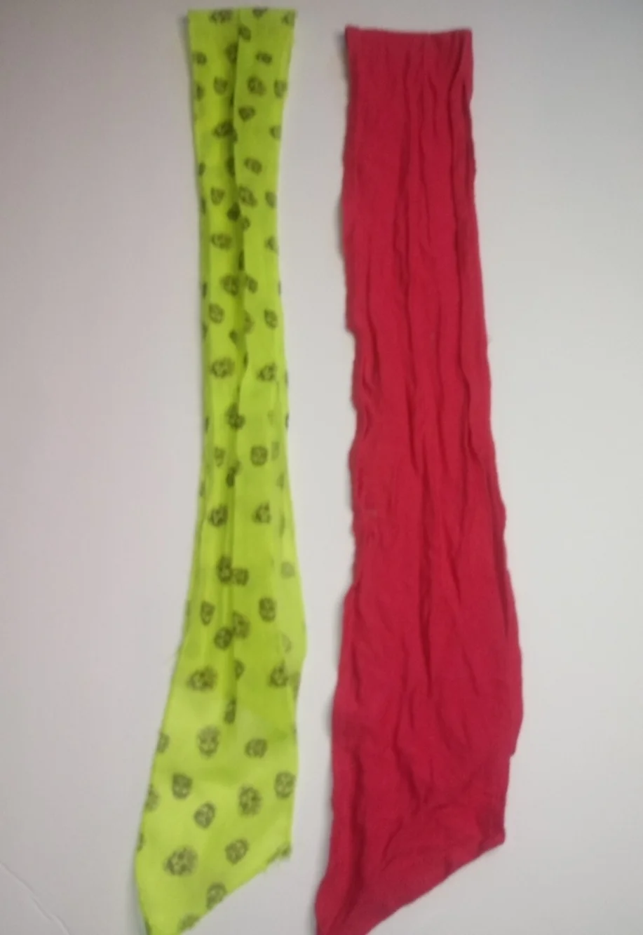Set of 3 children's fabric waist tie belts